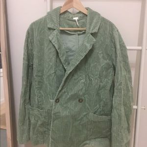 Jacket and pant set FreePeople moss green